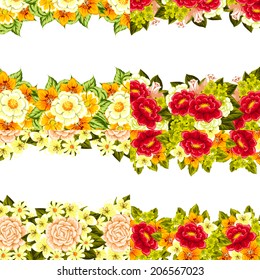 Abstract flower background with place for your text