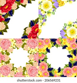 Abstract flower background with place for your text