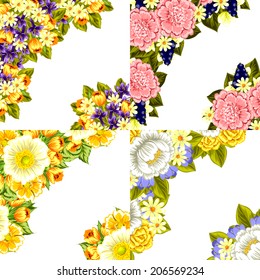 Abstract flower background with place for your text