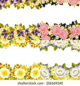 Abstract flower background with place for your text
