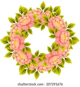 Abstract flower background with place for your text