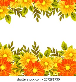 Abstract flower background with place for your text