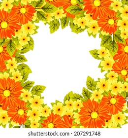 Abstract flower background with place for your text