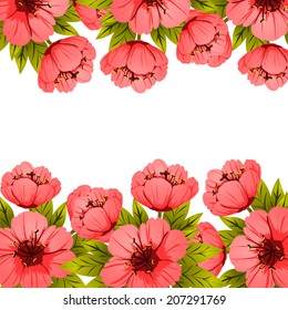 Abstract flower background with place for your text