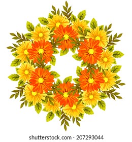 Abstract flower background with place for your text