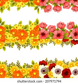 Abstract flower background with place for your text