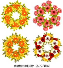 Abstract flower background with place for your text