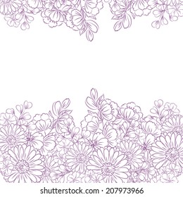 Abstract flower background with place for your text