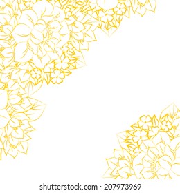 Abstract flower background with place for your text