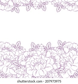 Abstract flower background with place for your text