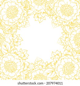 Abstract flower background with place for your text