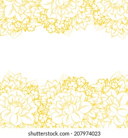 Abstract flower background with place for your text