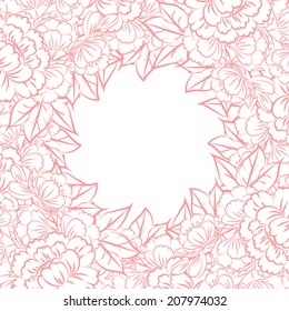 Abstract flower background with place for your text