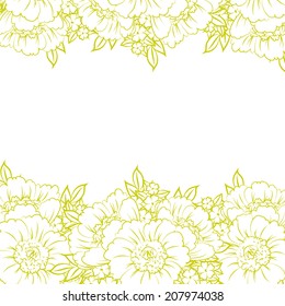 Abstract flower background with place for your text