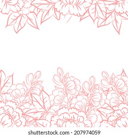 Abstract flower background with place for your text