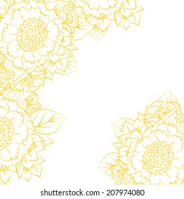 Abstract flower background with place for your text