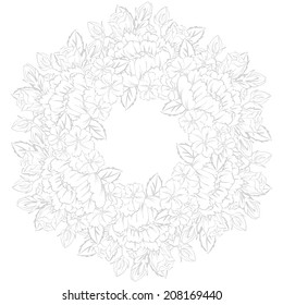 Abstract flower background with place for your text