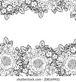Abstract flower background with place for your text