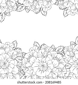 Abstract flower background with place for your text
