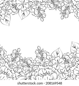 Abstract flower background with place for your text