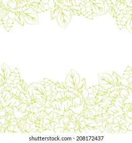 Abstract flower background with place for your text