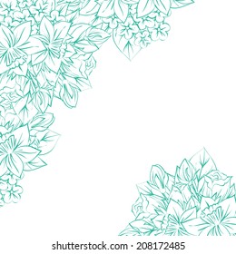 Abstract flower background with place for your text