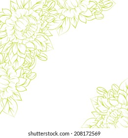 Abstract flower background with place for your text