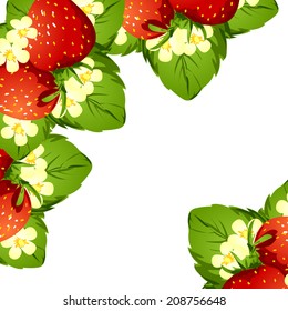 Abstract flower background with place for your text