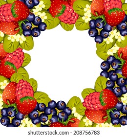 Abstract flower background with place for your text