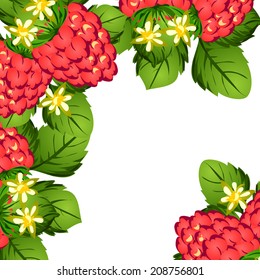 Abstract flower background with place for your text