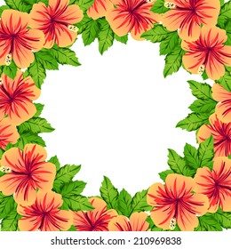 Abstract flower background with place for your text