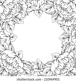 Abstract flower background with place for your text