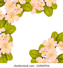 Abstract flower background with place for your text