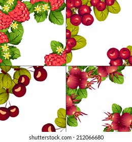 Abstract flower background with place for your text