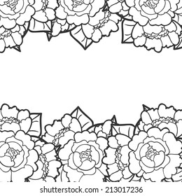 Abstract flower background with place for your text