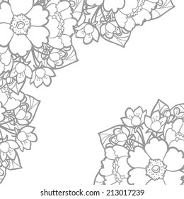 Abstract flower background with place for your text