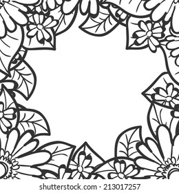 Abstract flower background with place for your text