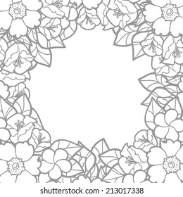 Abstract flower background with place for your text