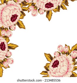 Abstract flower background with place for your text