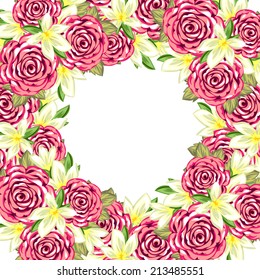 Abstract flower background with place for your text