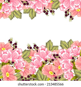 Abstract flower background with place for your text