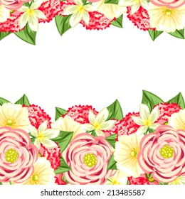 Abstract flower background with place for your text