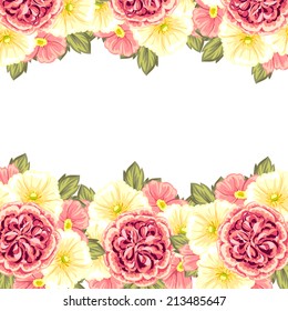 Abstract flower background with place for your text