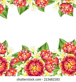 Abstract flower background with place for your text