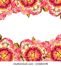 Abstract flower background with place for your text
