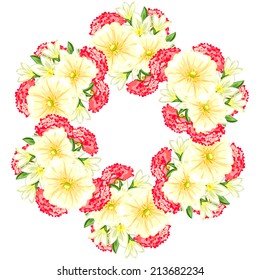 Abstract flower background with place for your text