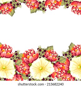 Abstract flower background with place for your text
