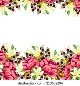 Abstract flower background with place for your text