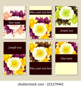 Abstract flower background with place for your text