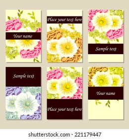 Abstract flower background with place for your text